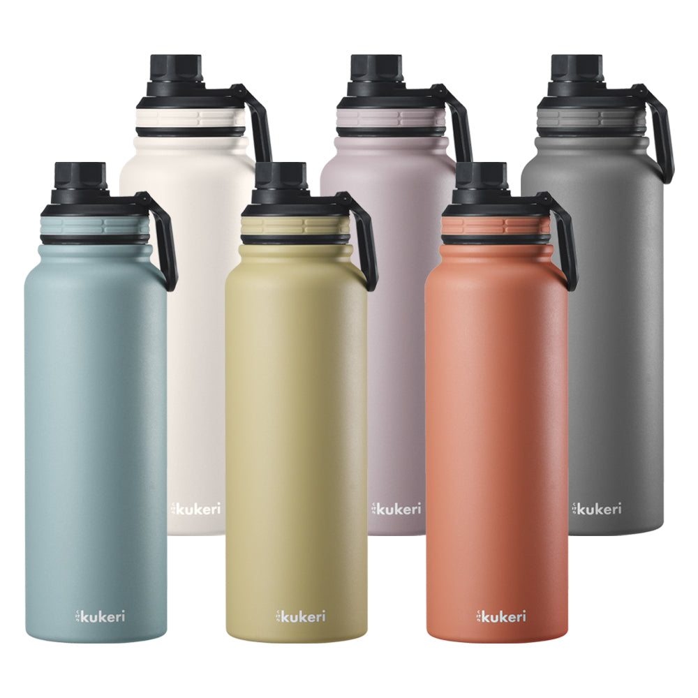 Kukeri 1000ml Vacuum Sport Bottle - Ivory