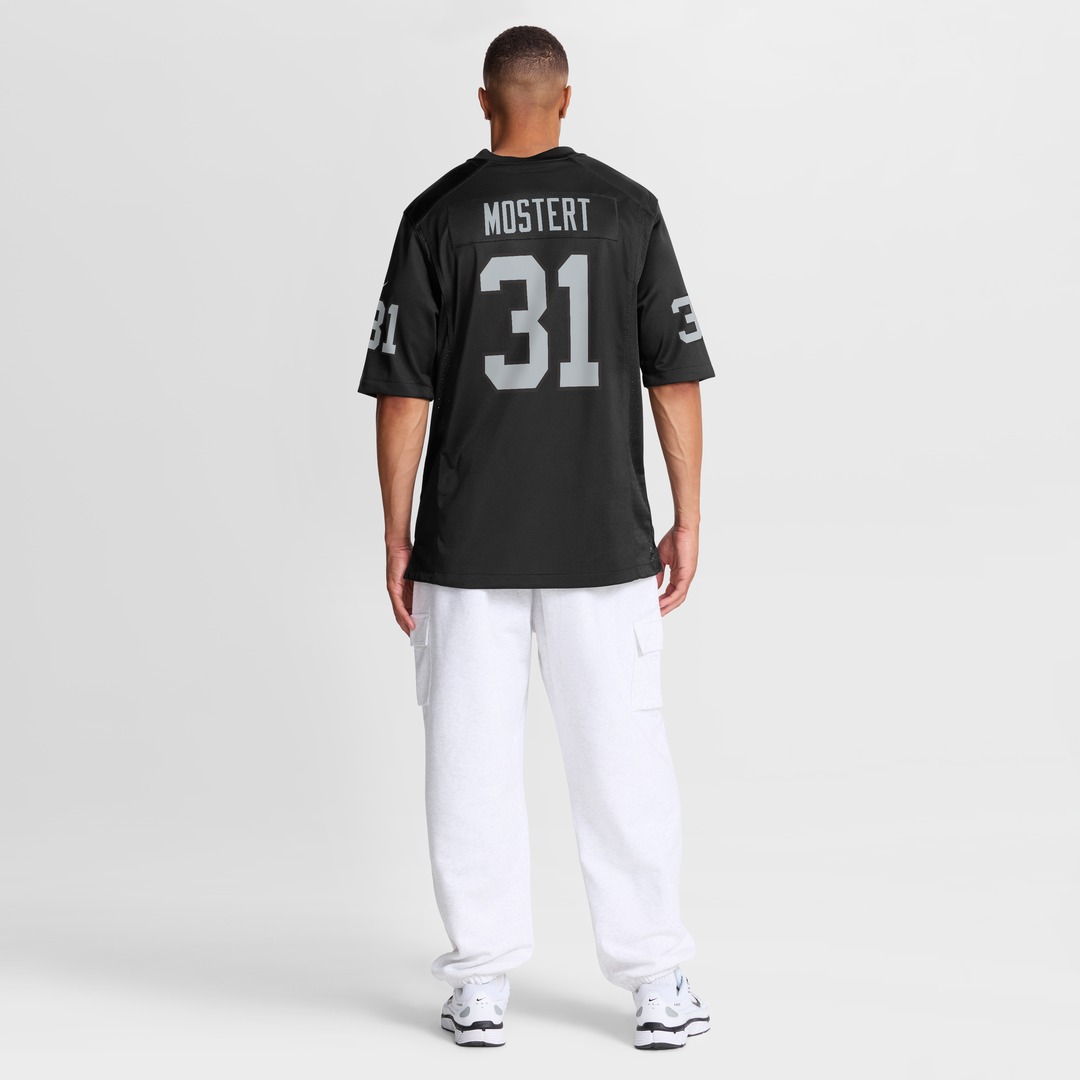 Men's Las Vegas Raiders Raheem Mostert Nike Black Team Game product image 5