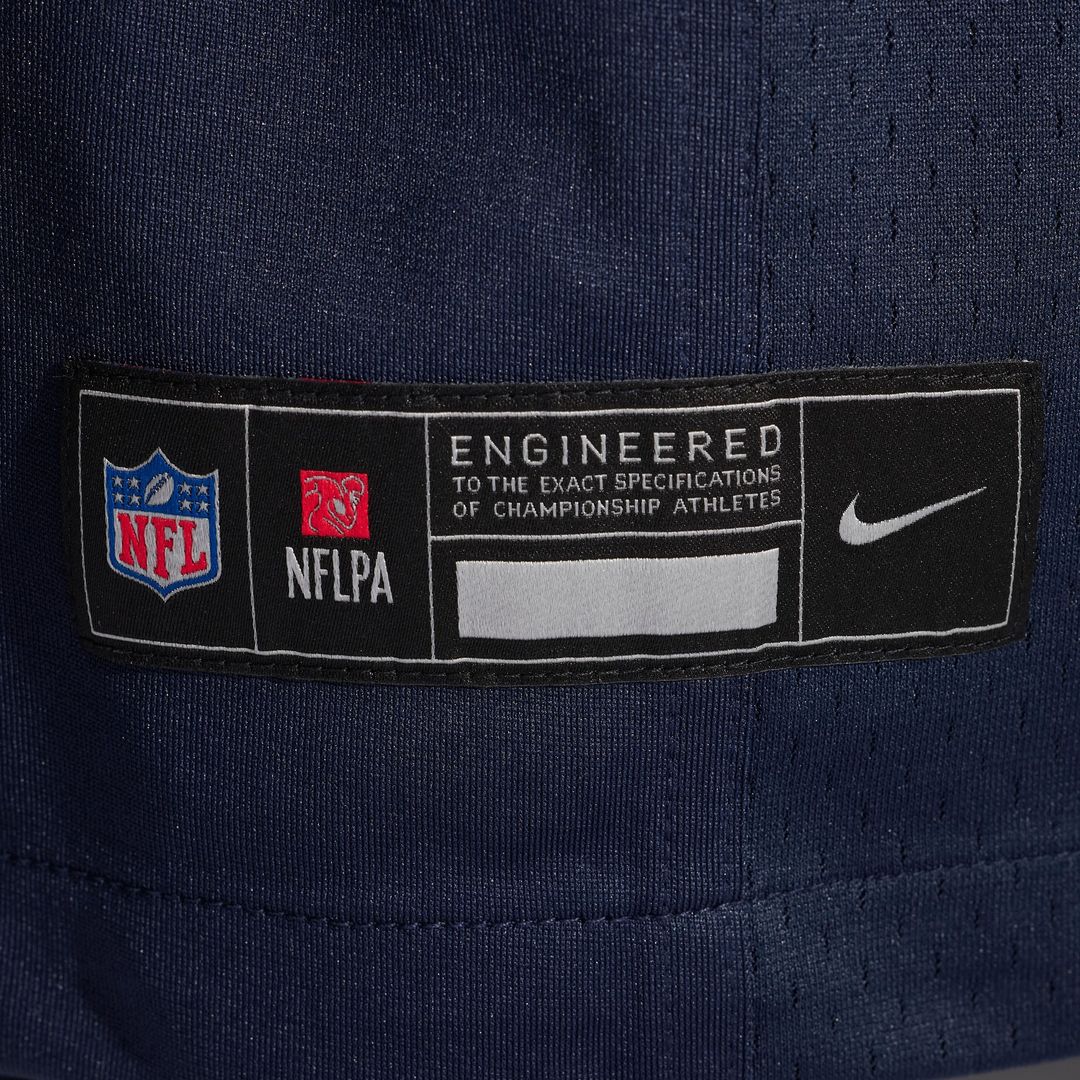 Men's Chicago Bears Terell Smith Nike Navy Game Jersey product image 6