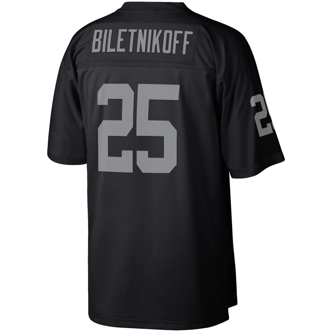 Las Vegas Raiders Fred Biletnikoff Mitchell & Ness Black product image 3