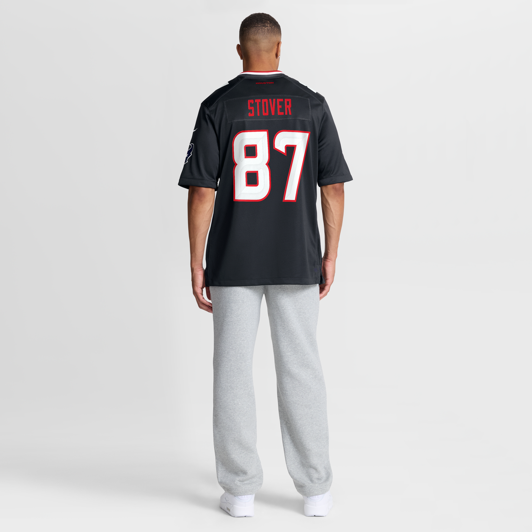 Men's Houston Texans Cade Stover Nike Navy Game Jersey product image 8