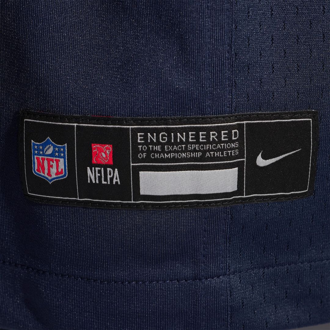 Chicago Bears Theo Benedet Nike Navy Game Jersey product image 6