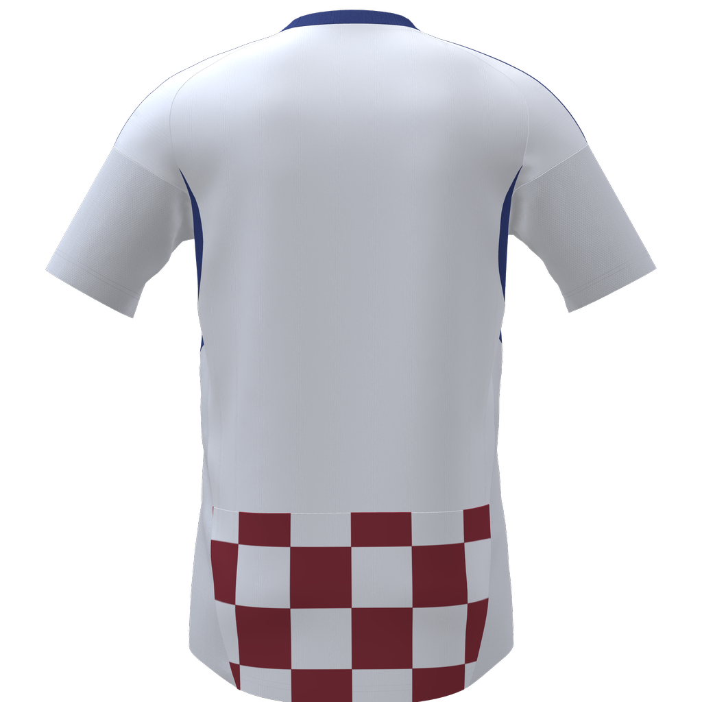 adidas Tiro 25 Competition Custom Jersey (CRO) - White product image 2, provided for visual reference and product detail