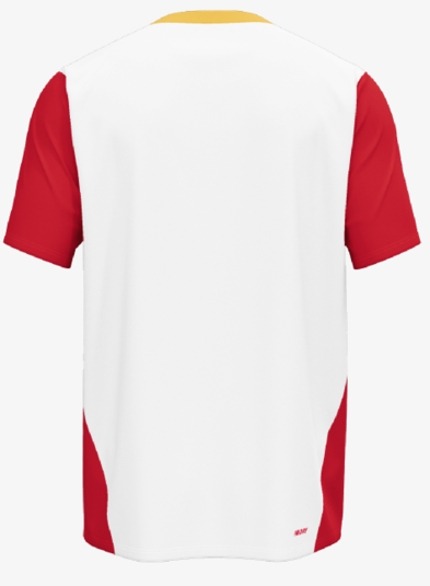 (NWBL-WT35618-WHT/RED) New Balance Custom Score Womens Jersey - White product image 2, provided for visual reference and