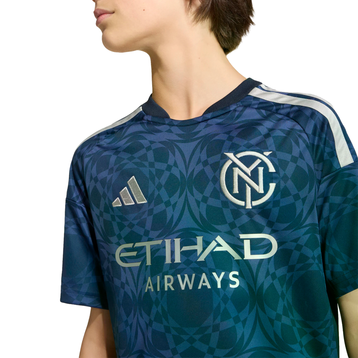Adidas New York City FC 26/27 Youth Away Jersey product image 4, provided for visual reference and product detail review
