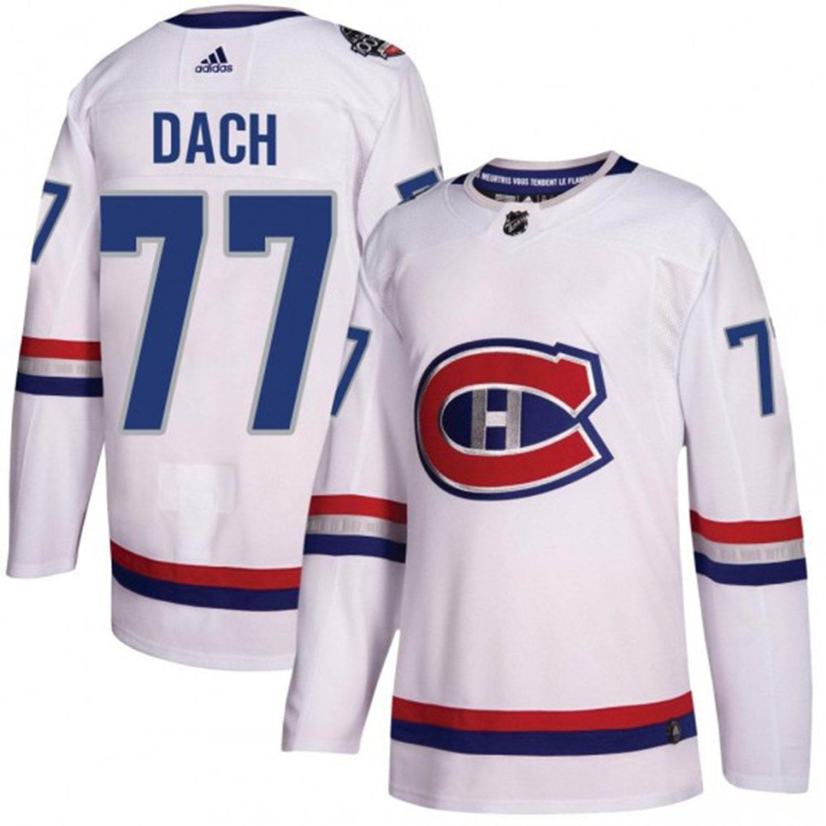 Kirby Dach Montreal Canadiens 77 Jersey product image 5, provided for visual reference and product detail review