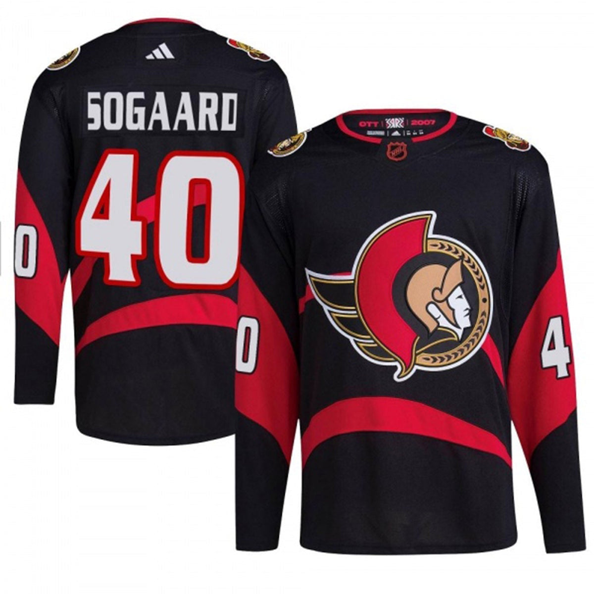 Mads Sogaard Chicago Blackhawks 40 Jersey product image 4, provided for visual reference and product detail review