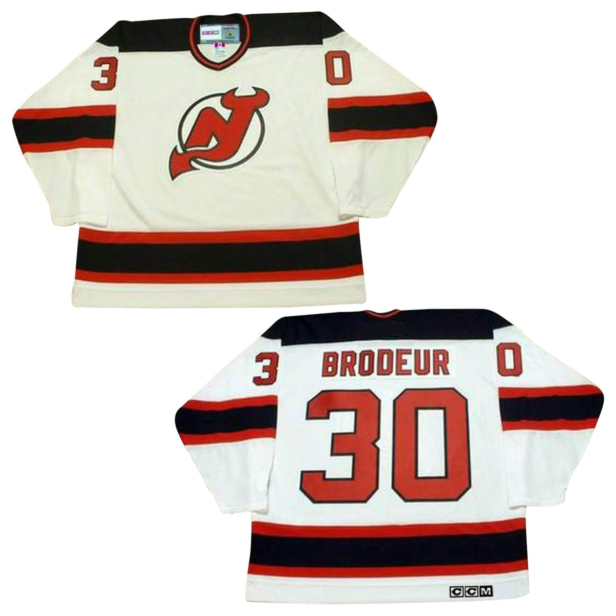 Martin Brodeur New Jersey Devils 30 Jersey product image 2, provided for visual reference and product detail review
