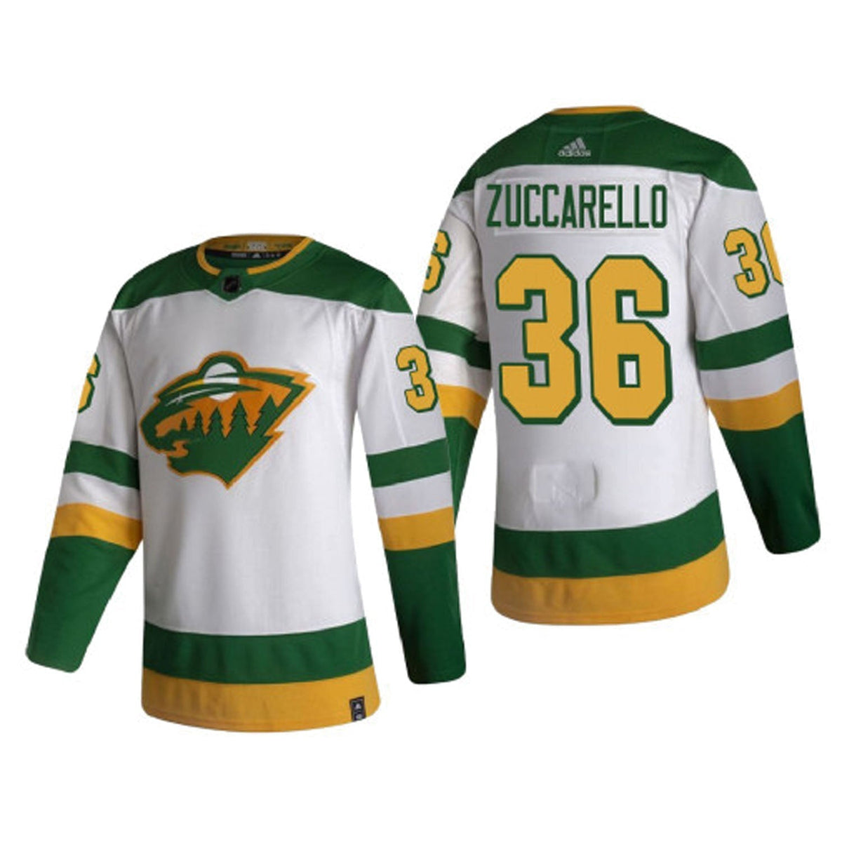 Mats Zuccarello Minnesota Wild 36 Jersey product image 3, provided for visual reference and product detail review