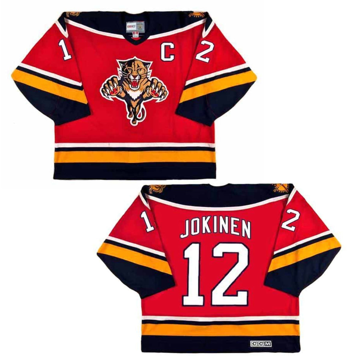 Olli Jokinen Florida Panthers 12 Jersey product image 2, provided for visual reference and product detail review