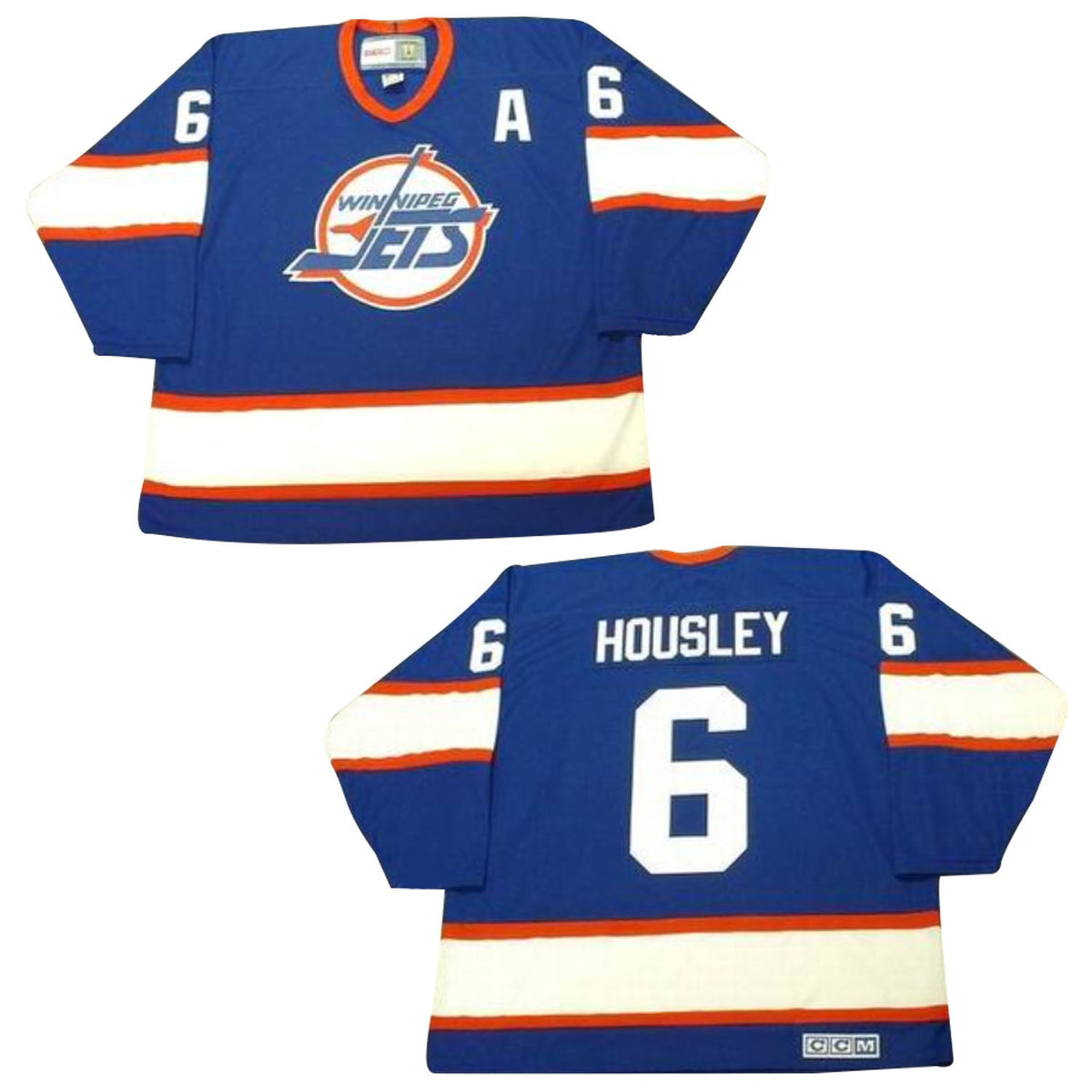 Phil Housley Winnipeg Jets 6 Jersey product image 1, provided for visual reference and product detail review