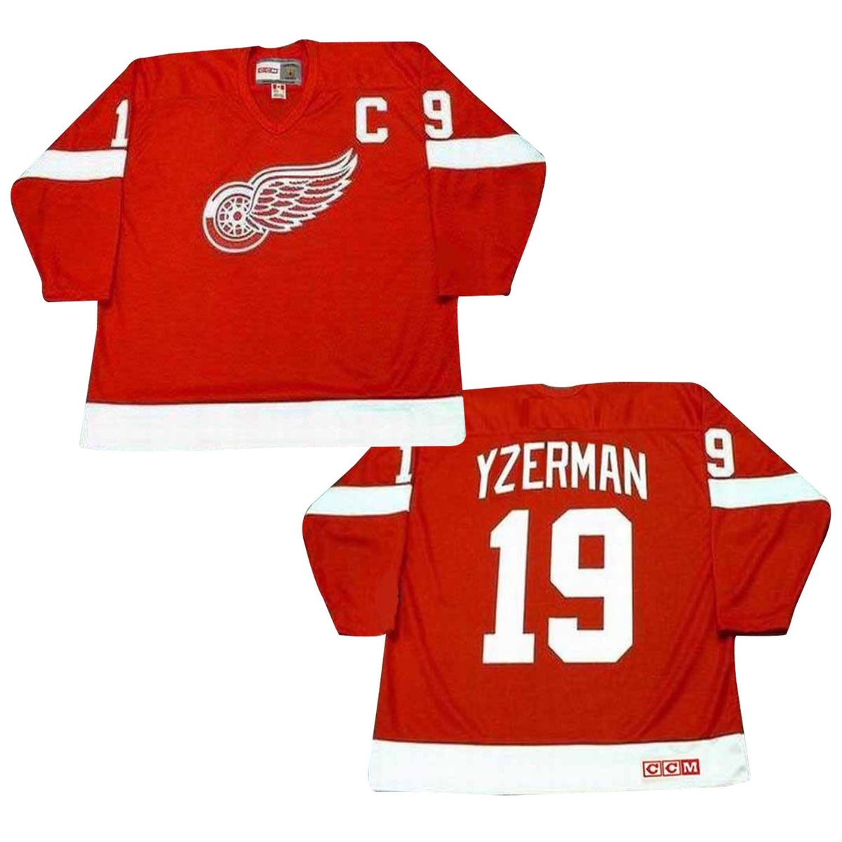 Steve Yzerman Detroit Red Wings 10 Jersey product image 2, provided for visual reference and product detail review