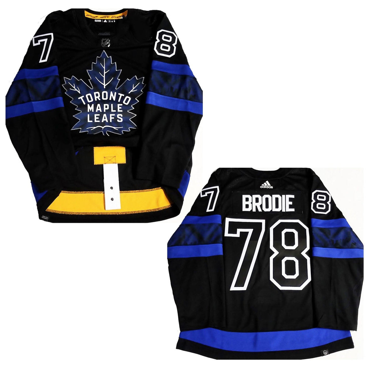 TJ Brodie Toronto Maple Leafs 78 Jersey product image 4, provided for visual reference and product detail review