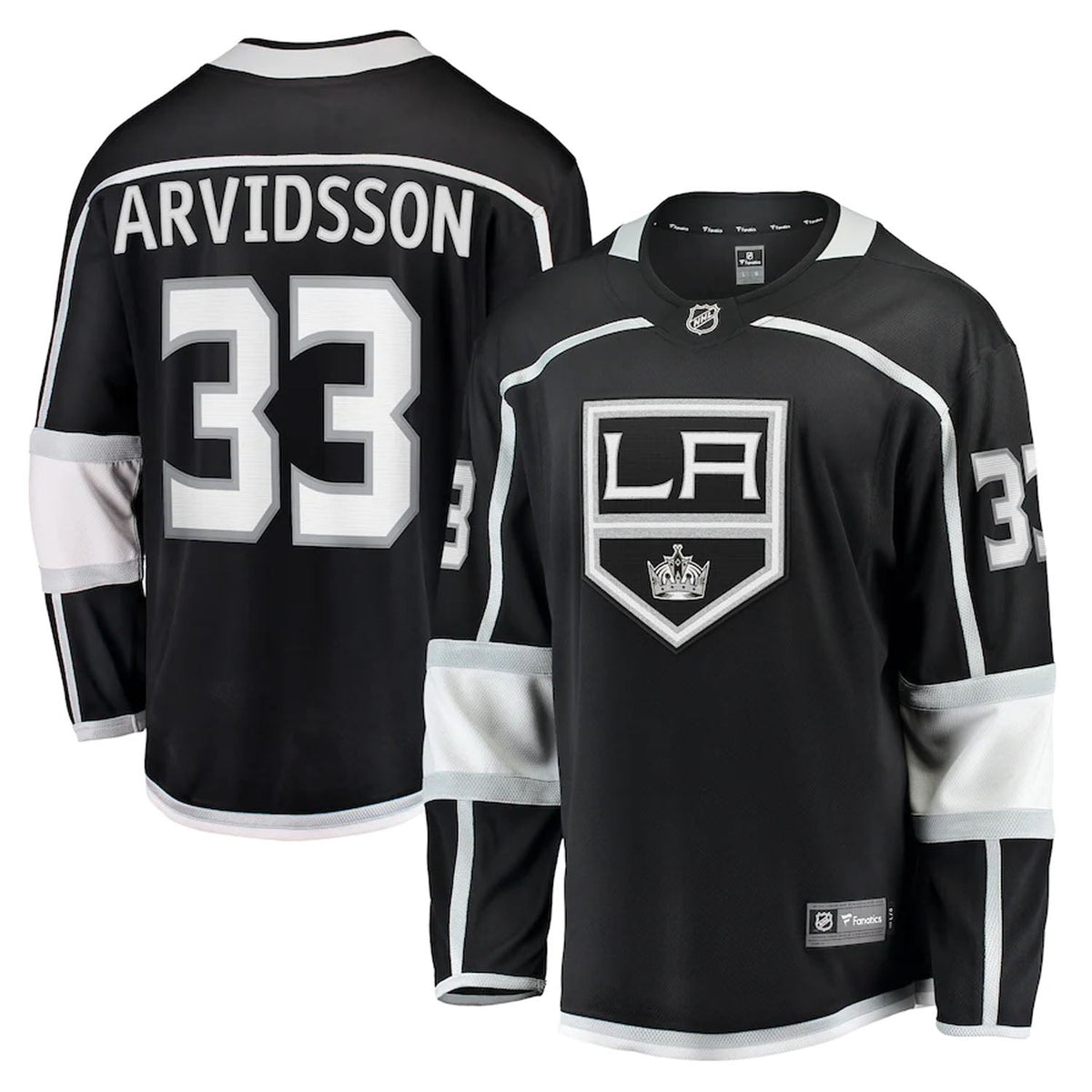 Viktor Arvidsson Los Angeles Kings 33 Jersey product image 2, provided for visual reference and product detail review