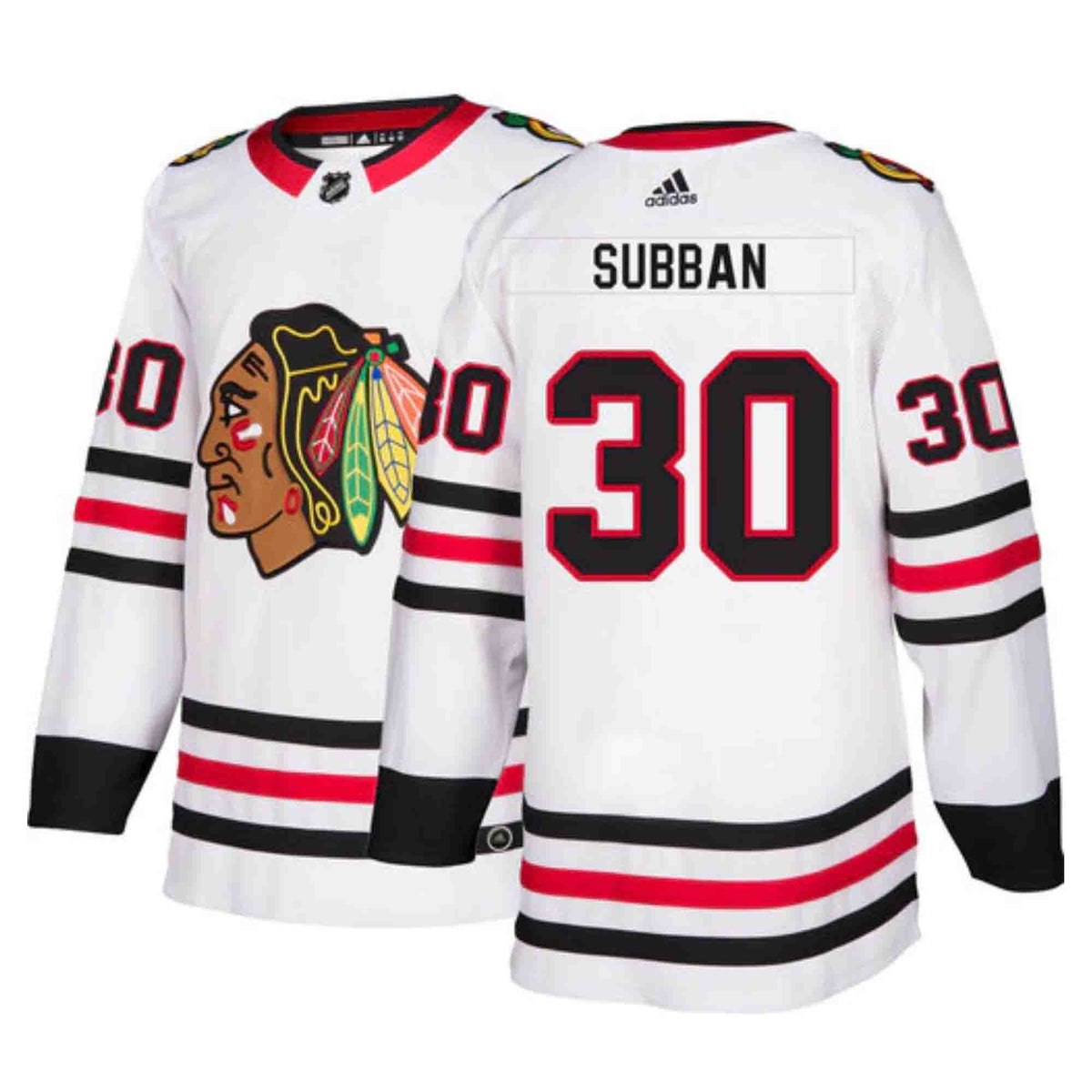 Malcolm Subban Chicago Blackhawks 30 Jersey product image 2, provided for visual reference and product detail review