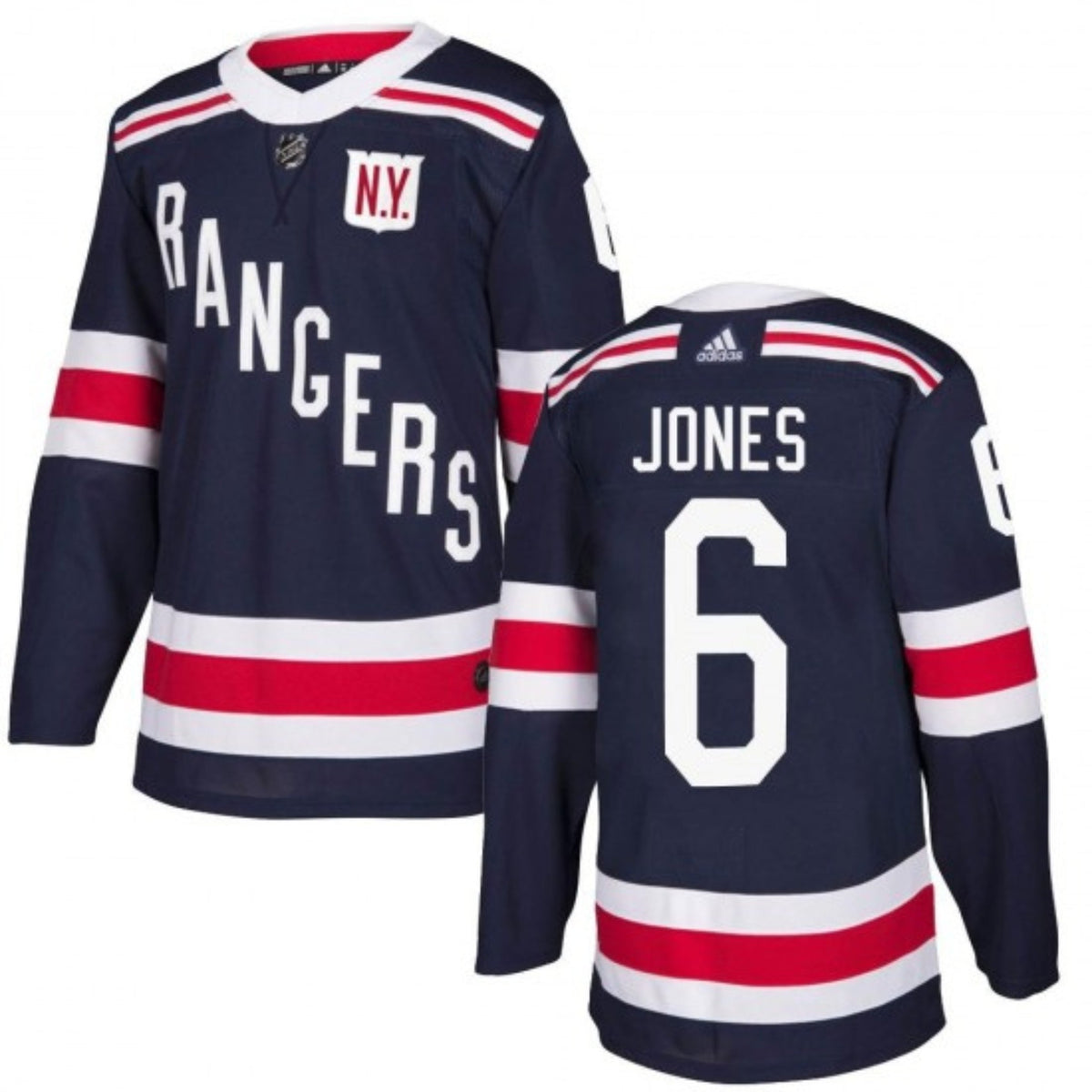 Zac Jones New York Rangers 6 Jersey product image 6, provided for visual reference and product detail review