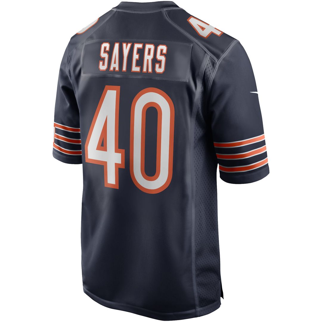 Men's Chicago Bears Gale Sayers Nike Navy Game Retired product image 3