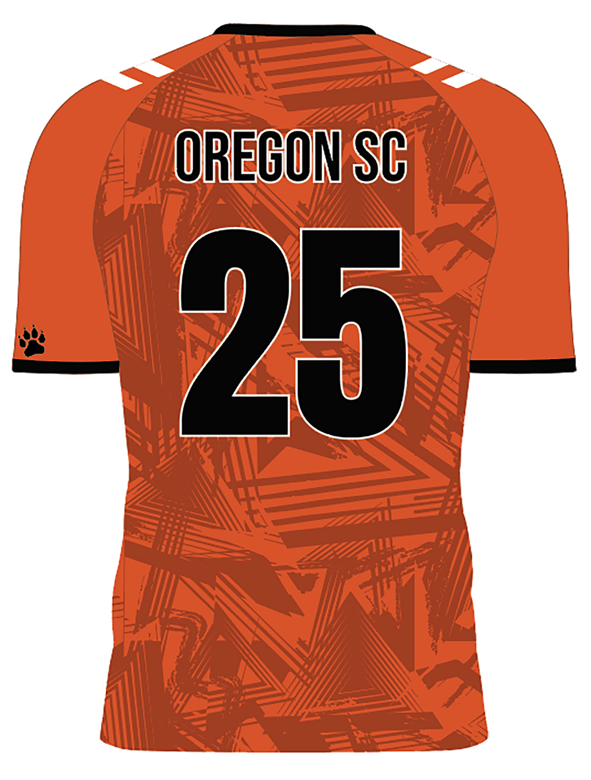 Hummel Youth Custom Oregon SC Jersey - Orange product image 2, provided for visual reference and product detail review