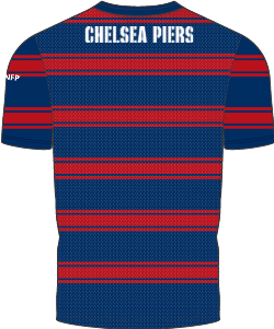 Under Armour Youth AF Crew Neck Jersey Chelsea Piers CT - Navy Blue product image 2, provided for visual reference and