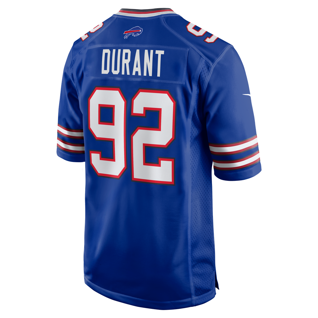 Buffalo Bills Zane Durant Nike Royal Game Jersey product image 5