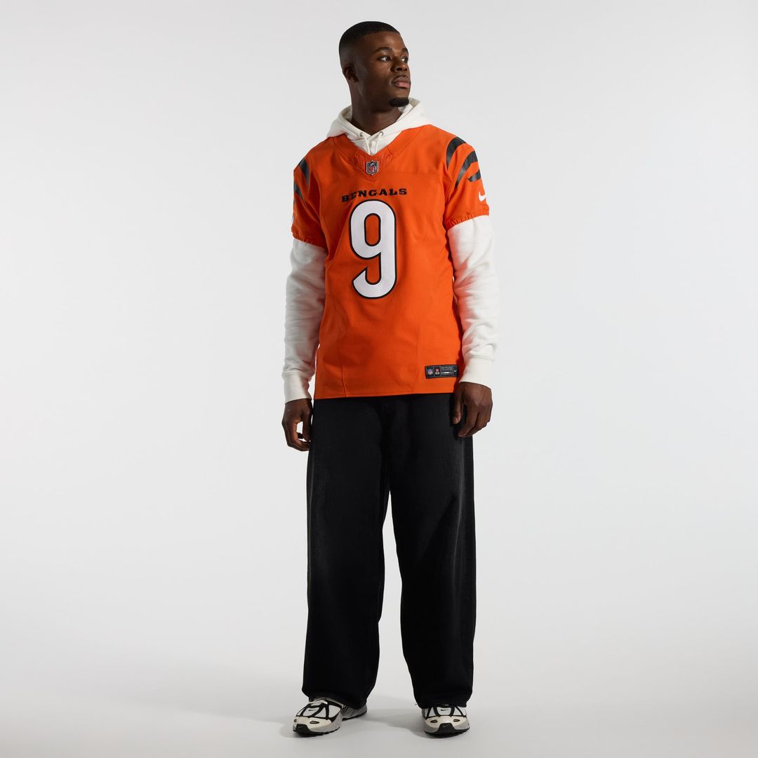 Men's Cincinnati Bengals Joe Burrow Nike Orange Team Vapor product image 4