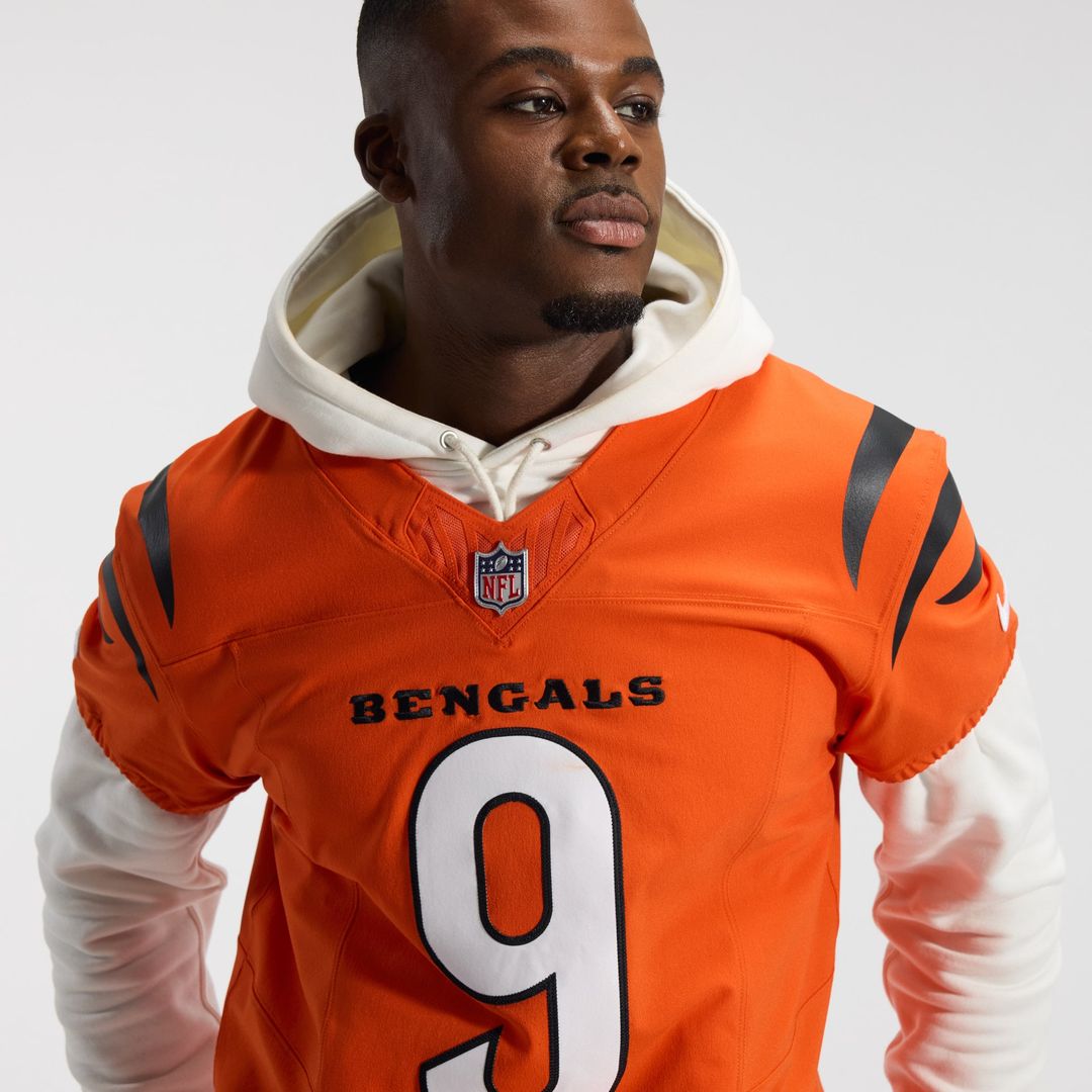 Men's Cincinnati Bengals Joe Burrow Nike Orange Team Vapor product image 8