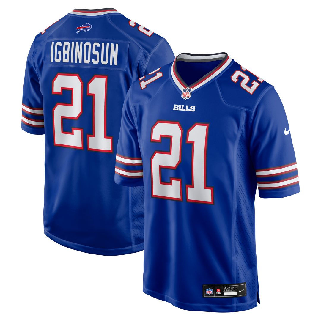 Men's Buffalo Bills Davison Igbinosun Nike Royal Team Game product image 1