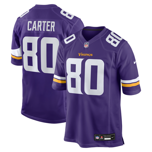 Men's Minnesota Vikings Cris Carter Nike Purple Game product image 1