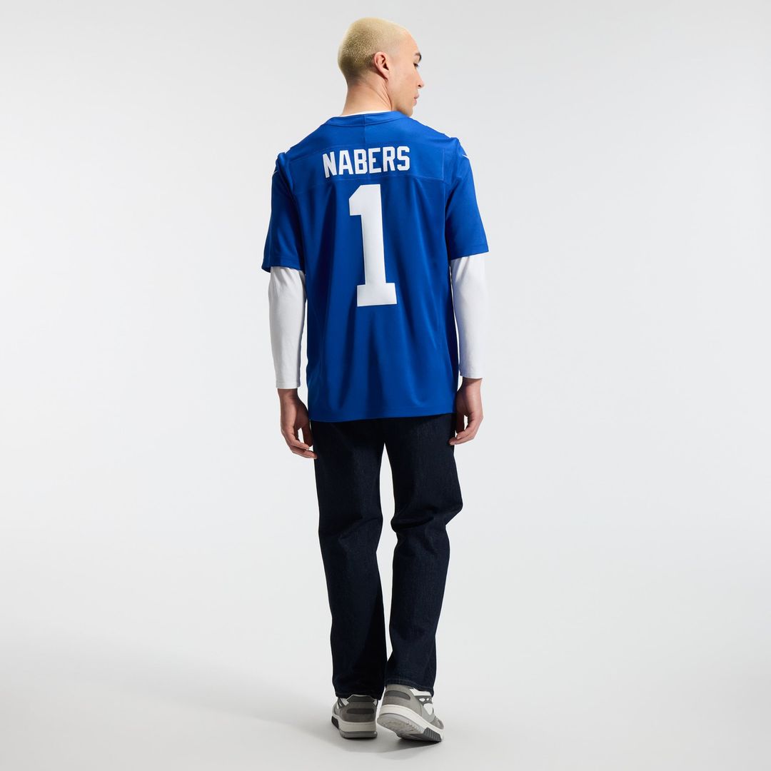 New York Giants Malik Nabers Nike Royal Team Vapor FUSE product image 5