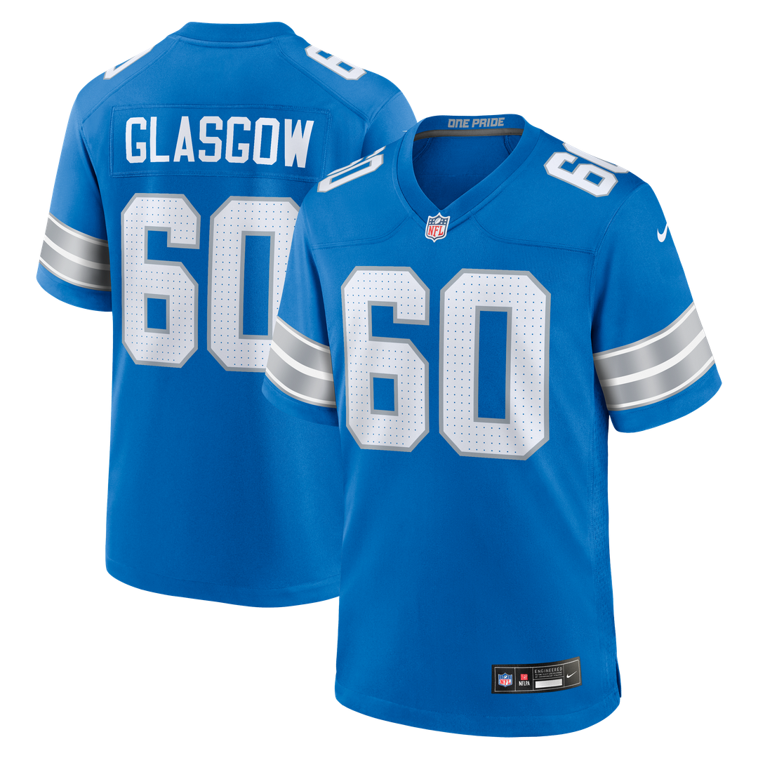 Detroit Lions Graham Glasgow Nike Blue Game Jersey product image 1