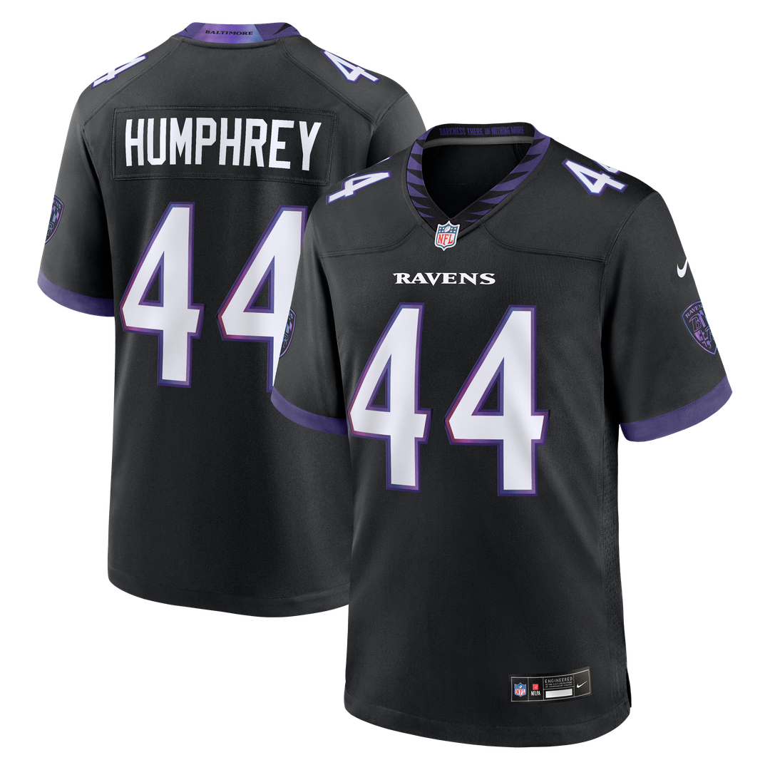 Baltimore Ravens Marlon Humphrey Nike Black Alternate Game product image 1
