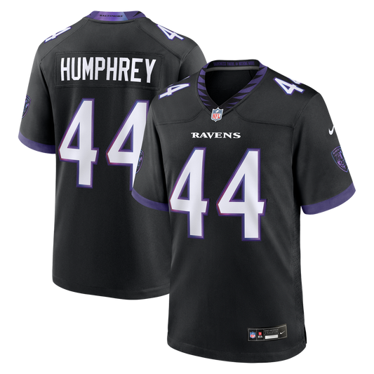 Baltimore Ravens Marlon Humphrey Nike Black Alternate Game product image 1