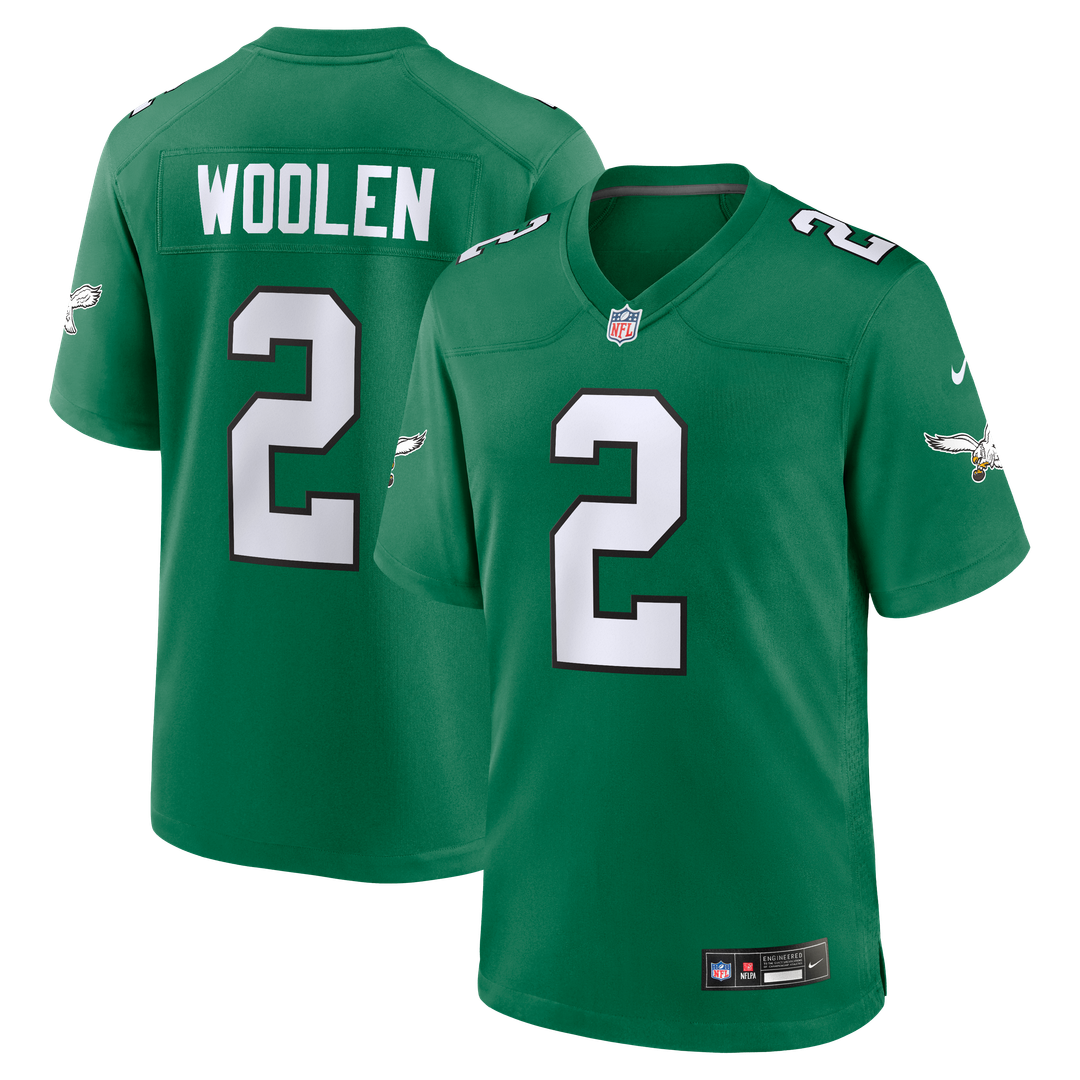 Philadelphia Eagles Tariq Woolen Nike Midnight Green Game product image 7