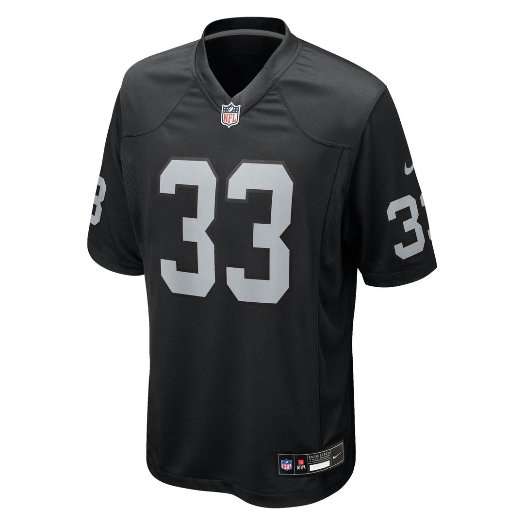Men's Las Vegas Raiders Jamal Adams Nike Black Team Game product image 2