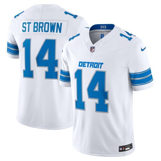 Men's Detroit Lions Amon-Ra St. Brown Nike White Vapor product image 1