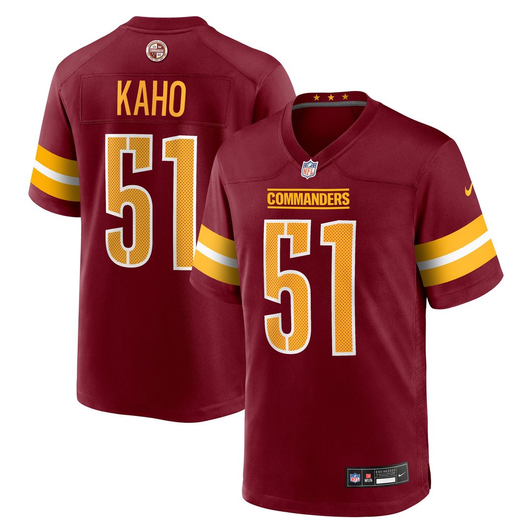 Men's Washington Commanders Ale Kaho Nike Burgundy Team product image 1