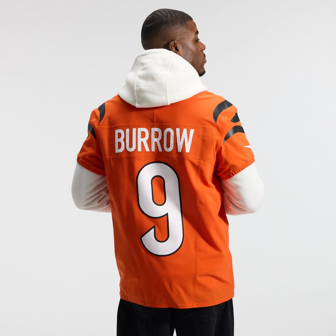 Men's Cincinnati Bengals Joe Burrow Nike Orange Team Vapor product image 3