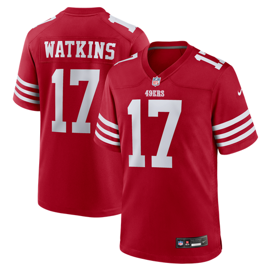 Men's San Francisco 49ers Jordan Watkins Nike Scarlet Team product image 1