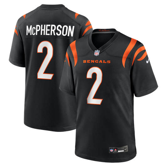 Men's Cincinnati Bengals Evan McPherson Nike Black Game product image 1