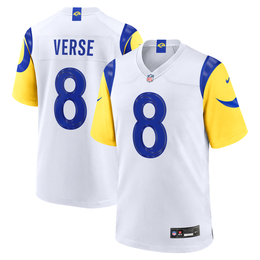 Men's Los Angeles Rams Jared Verse Nike Royal Player Game product image 21