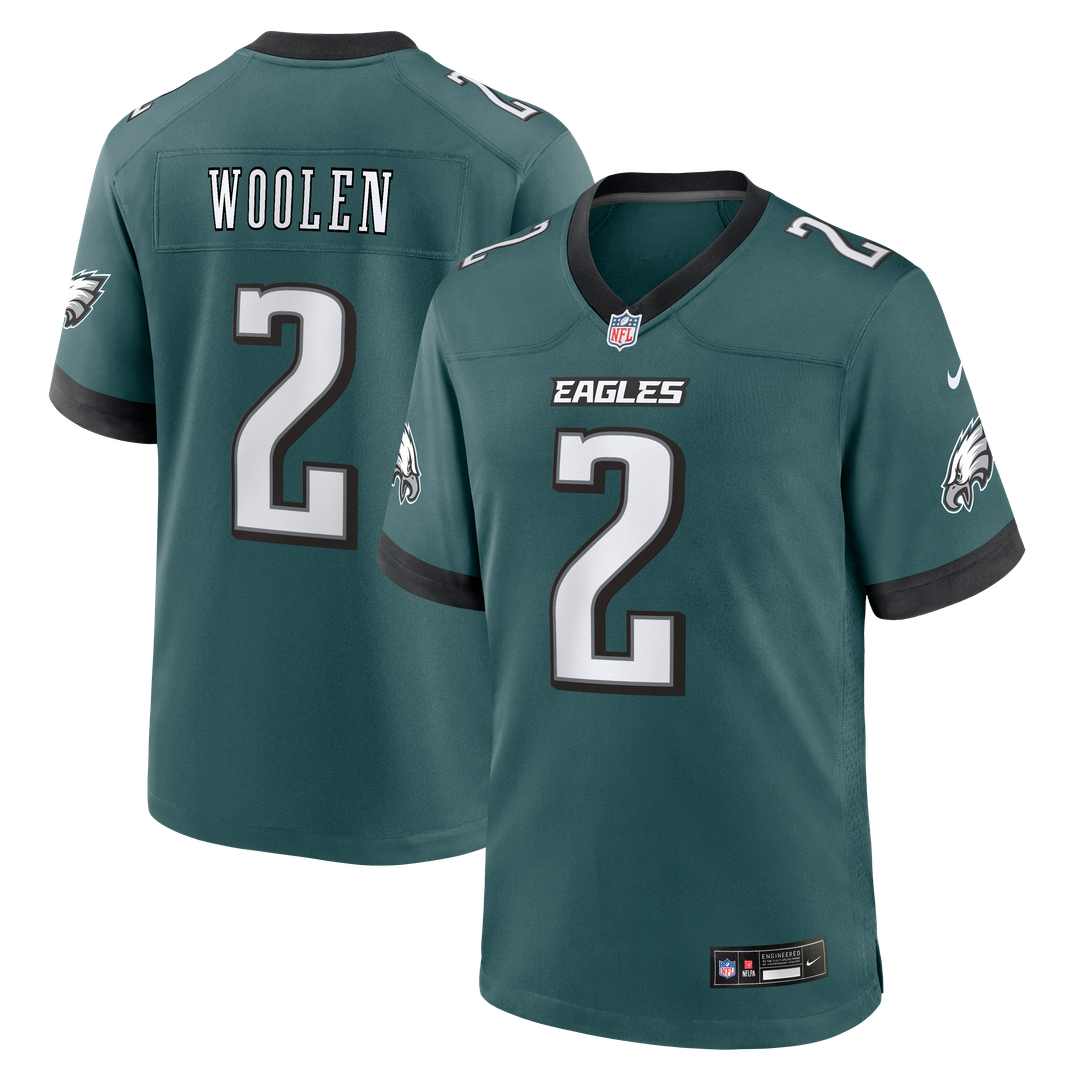 Philadelphia Eagles Tariq Woolen Nike Midnight Green Game product image 1