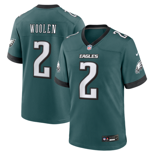 Philadelphia Eagles Tariq Woolen Nike Midnight Green Game product image 1