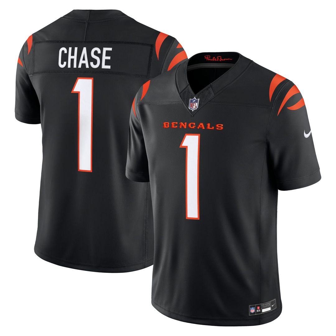Men's Cincinnati Bengals Ja'Marr Chase Nike Black Team product image 1