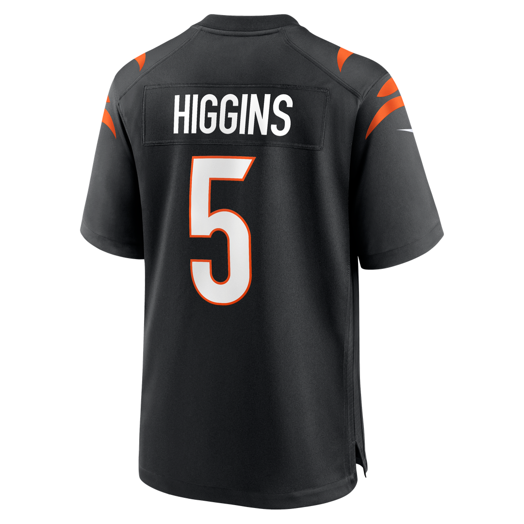 Cincinnati Bengals Tee Higgins Nike Black Game Jersey product image 3
