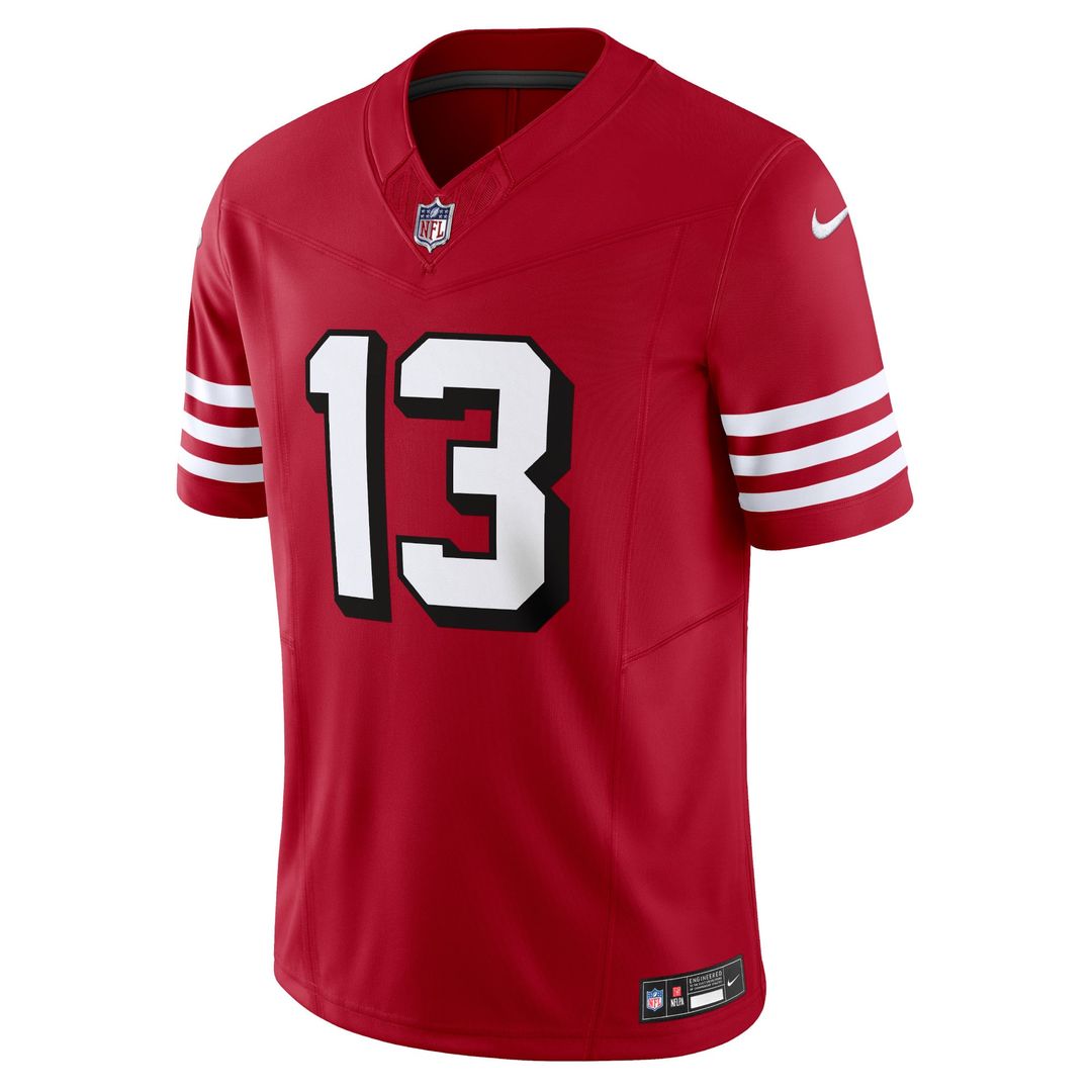 Men's San Francisco 49ers Brock Purdy Nike White Vapor product image 8