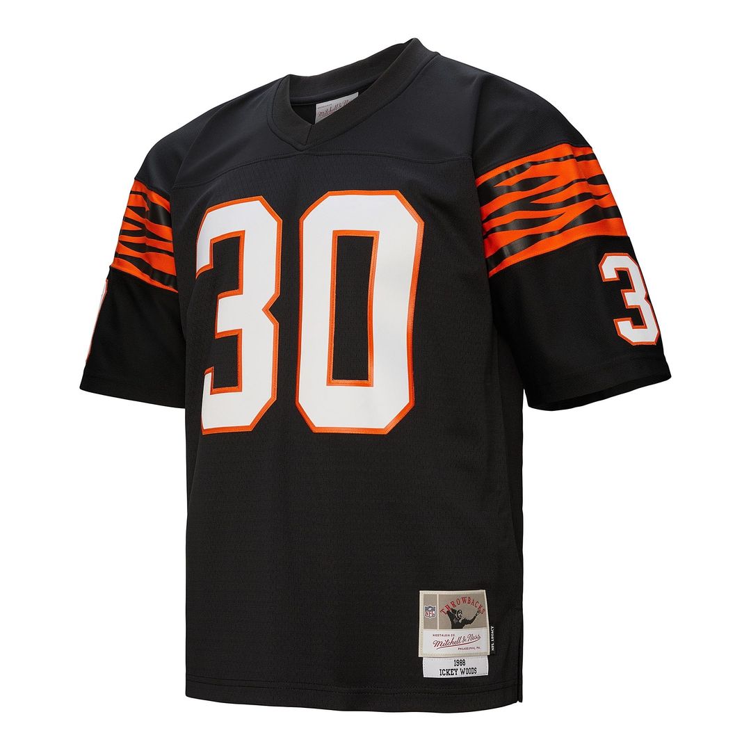 Men's Cincinnati Bengals Ickey Woods Mitchell & Ness Black product image 7