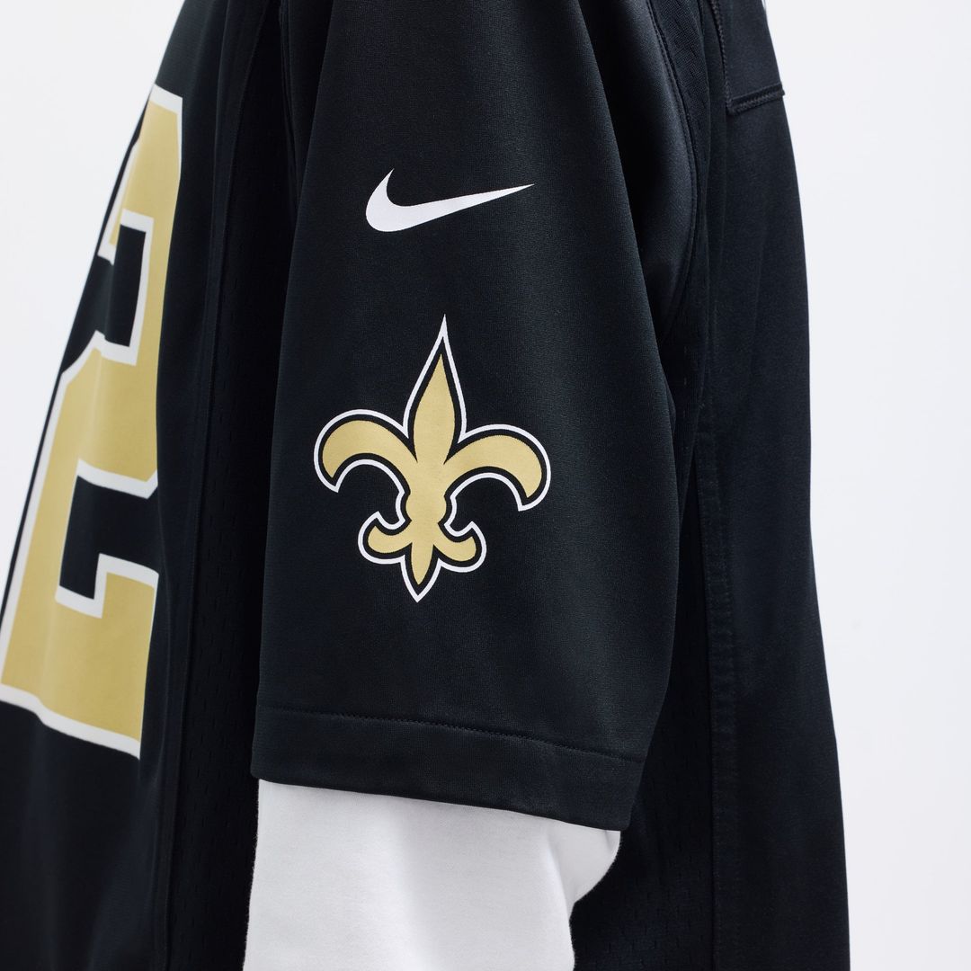 Men's New Orleans Saints Tyrann Mathieu Nike Black Game product image 10