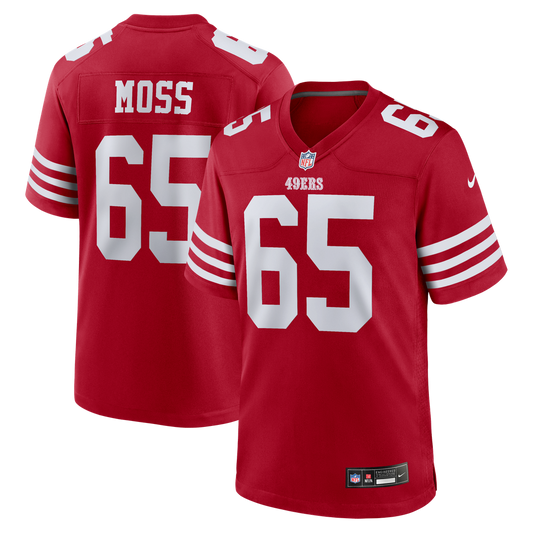Men's San Francisco 49ers Drew Moss Nike Scarlet Team Game product image 1