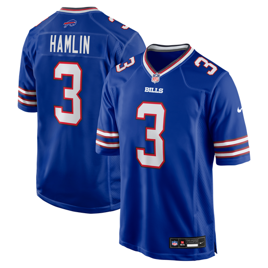 Men's Buffalo Bills Damar Hamlin Nike Royal Game Jersey product image 1