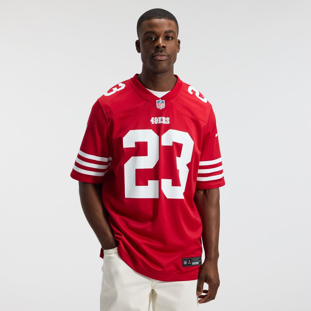 Men's San Francisco 49ers Christian McCaffrey Nike White product image 26